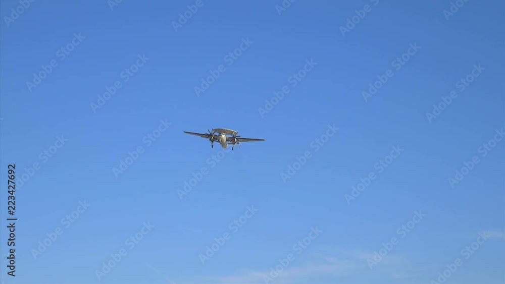 AWACS on the air in 4k slow motion 60fps AWACS on the air in 4k slow motion 60fps
