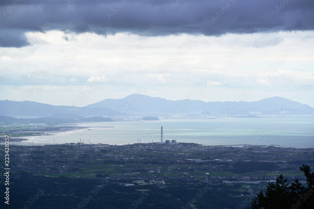 Fototapeta premium 八面山から豊前市