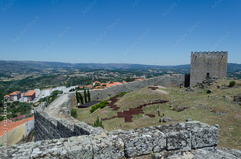 Tower of Celorico da Beira Castle, As Beiras Region. Portugal.