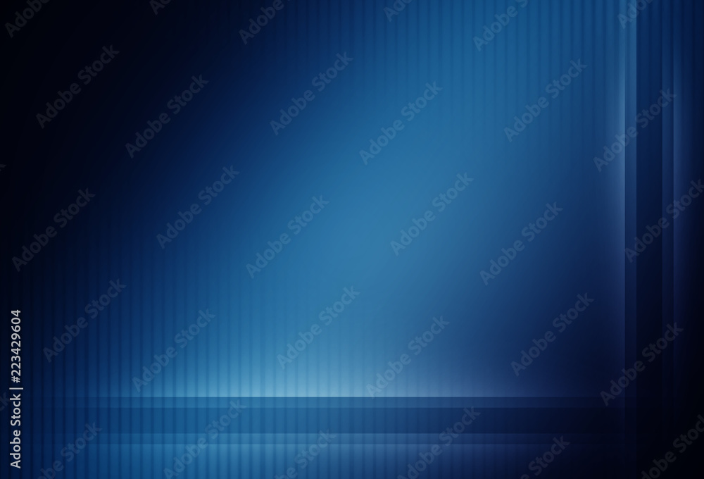Dark blue abstract background with vertical and horizontal lines and ...