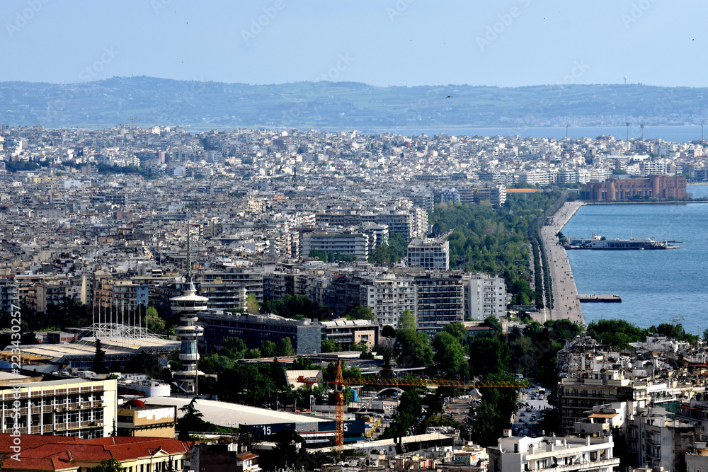 Above view of Thessaloniki,Greece