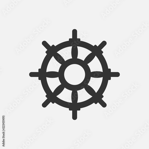 Handwheel Icon.Vector Illustration