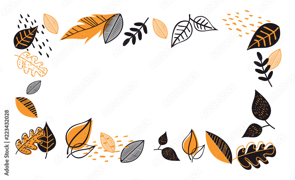 Fall, Autumn season vector illustration, banner, backgound Fall, Autumn season vector illustration, banner, backgound