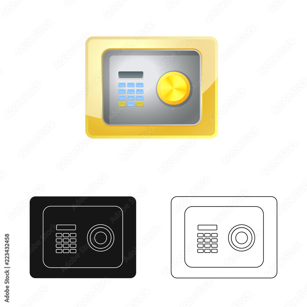 Isolated object of bank and money icon. Set of bank and bill vector icon for stock. Isolated object of bank and money icon. Set of bank and bill vector icon for stock.