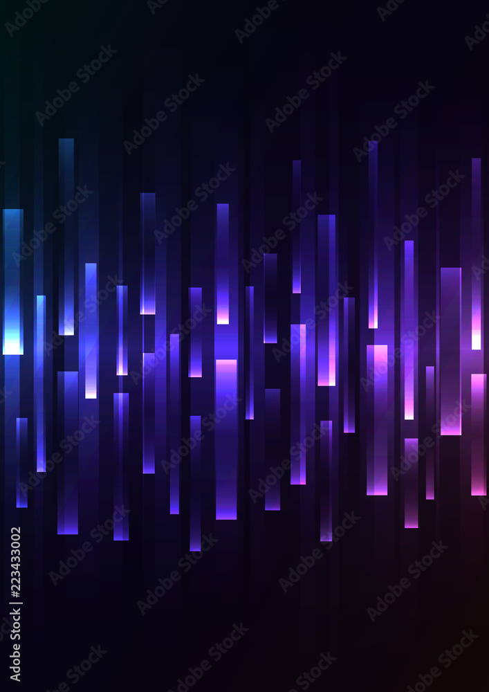dark rainbow overlap pixel speed in dark background, geometric layer motion backdrop, simple technology template, vector illustration dark rainbow overlap pixel speed in dark background, geometric layer motion backdrop, simple technology template, vector illustration
