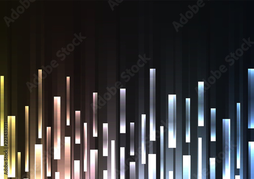 metallic overlap pixel speed in dark background  geometric layer motion backdrop  simple technology template  vector illustration