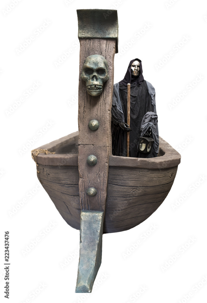 Fototapeta premium Charon's boat to Avernus