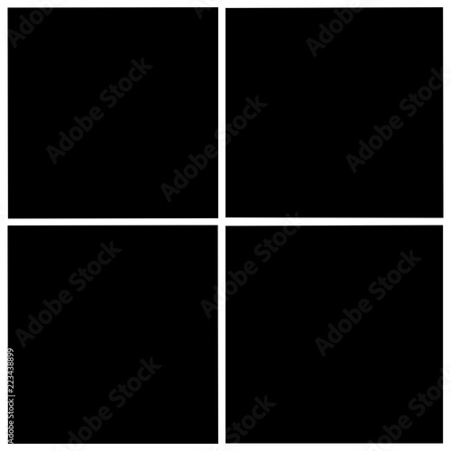 rectangular frames, empty frames