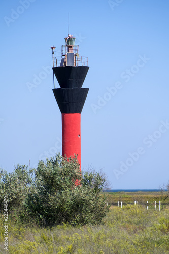 16-meter lighthouse Shagany (Ukraine, Rasseika, Tuzlovski Lagoons National Park) photo