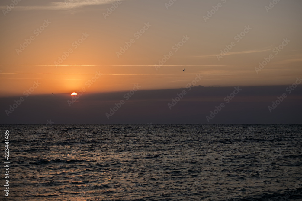 Sunrise over the Black Sea (Protected Sea, Rasseika)