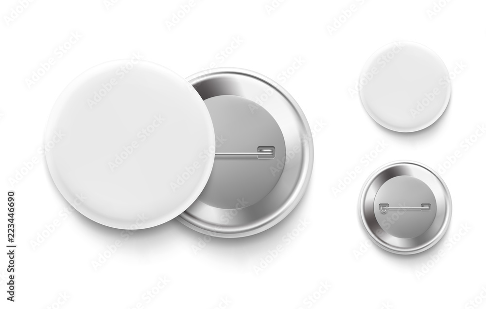 Universal mockup of white badge. Vector realistic illustration on white background, ready and simple to use for your design. The mock-up will make the presentation look as realistic as possible.
Universal mockup of white badge. Vector realistic illustration on white background, ready and simple to use for your design. The mock-up will make the presentation look as realistic as possible.