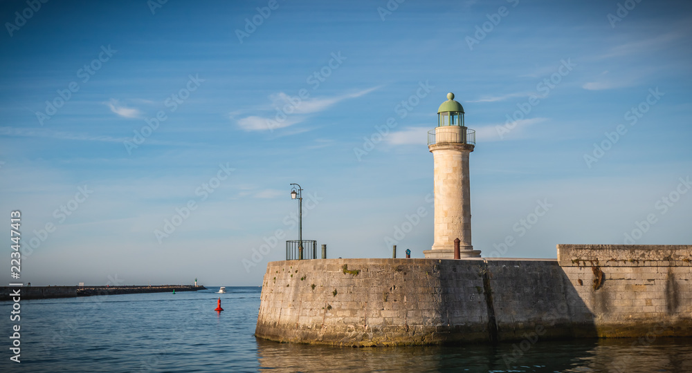 Josephine tower lighthouse in the port of Saint Gilles Croix de Vie