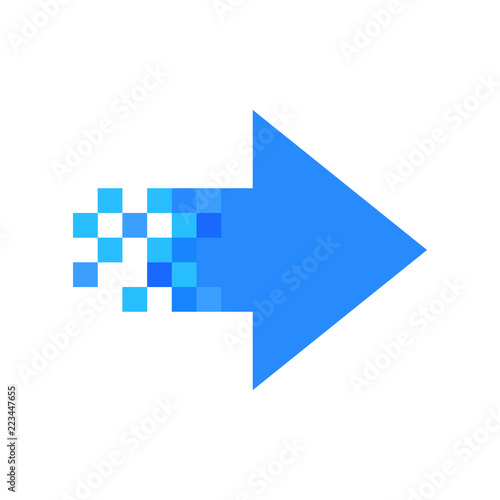 Pixel-right arrow