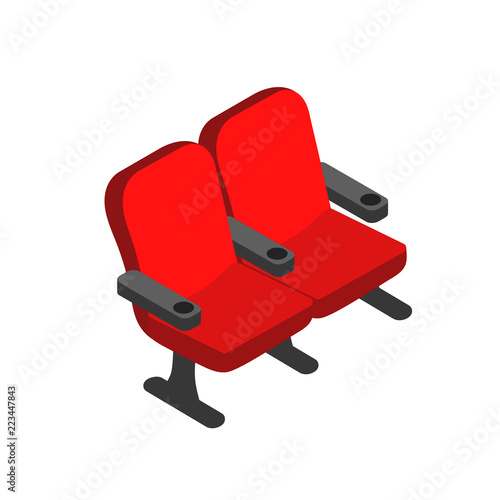 armchairs with armrests for the cinema