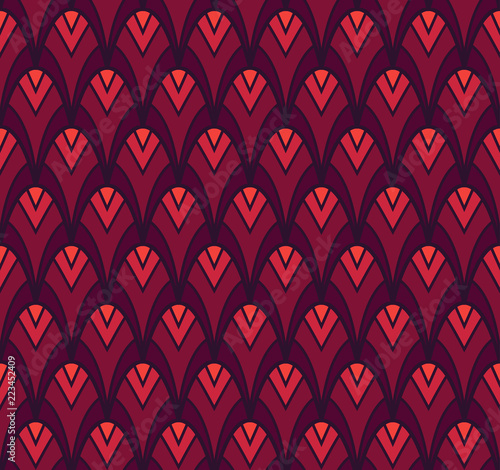 Abstract Elegant Seamless Art Deco Pattern. Stylish antique background.