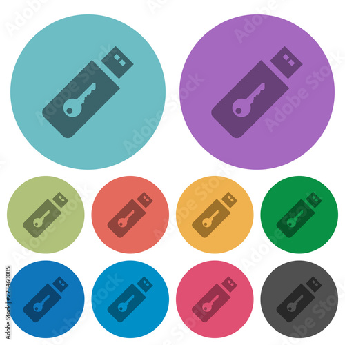 Hardware key color darker flat icons