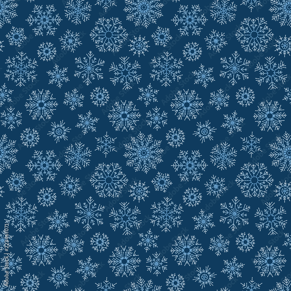 Christmas seamless doodle pattern Christmas seamless doodle pattern