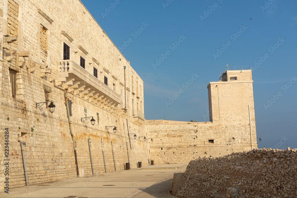 Small ancient Italian city on Adriatic sea shore Giovinazzo