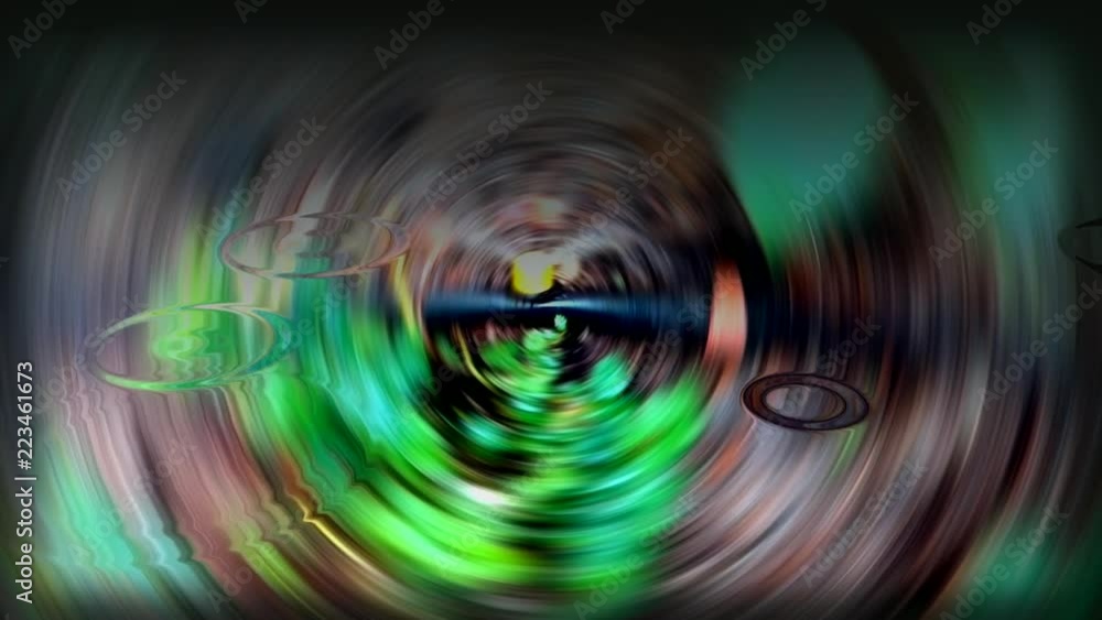 Video de aspersor de riego  de jardín con efectos giratorios y de gotas de agua salpicando.