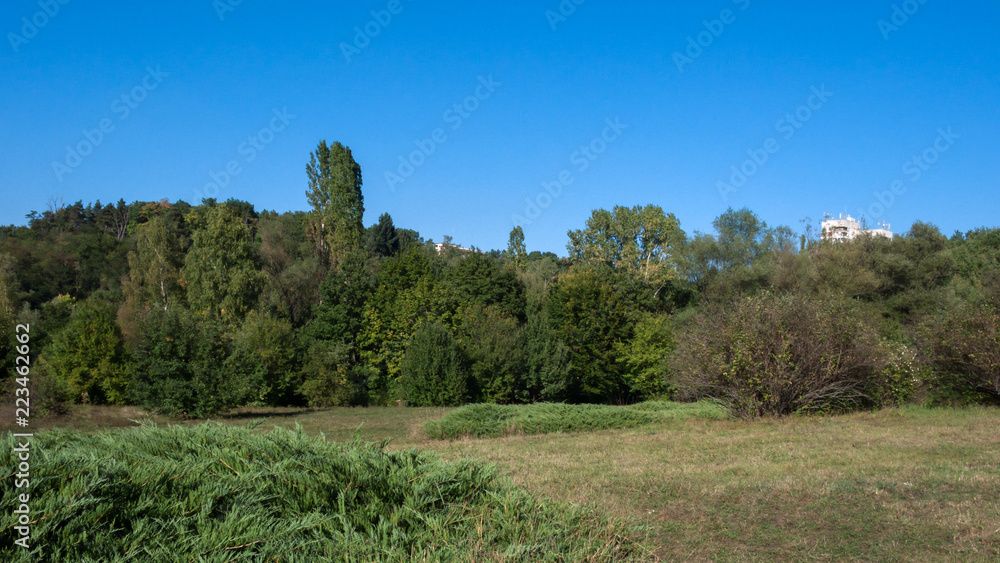 Summer view of South Park in city of Sofia, Bulgaria Summer view of South Park in city of Sofia, Bulgaria