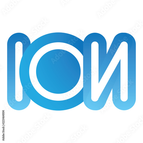 Icon symbol load ion word. Ideal for visual communication, informative and institutional material