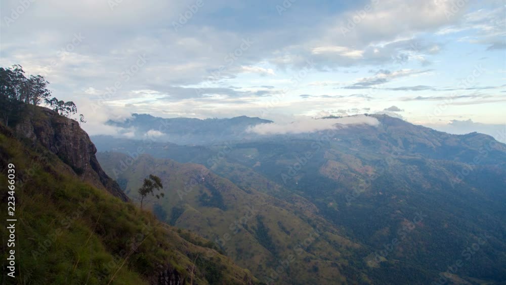 Ella mountains Sri Lanka timelapse landscape Ella mountains Sri Lanka timelapse landscape