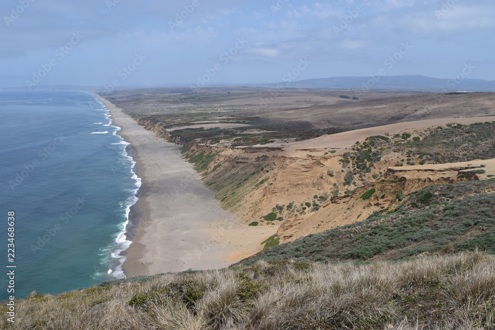 Point Reyes beach on the N. California coast