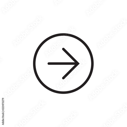 Free Download Right arrow icon, vector eps 10 . - GFXLoad