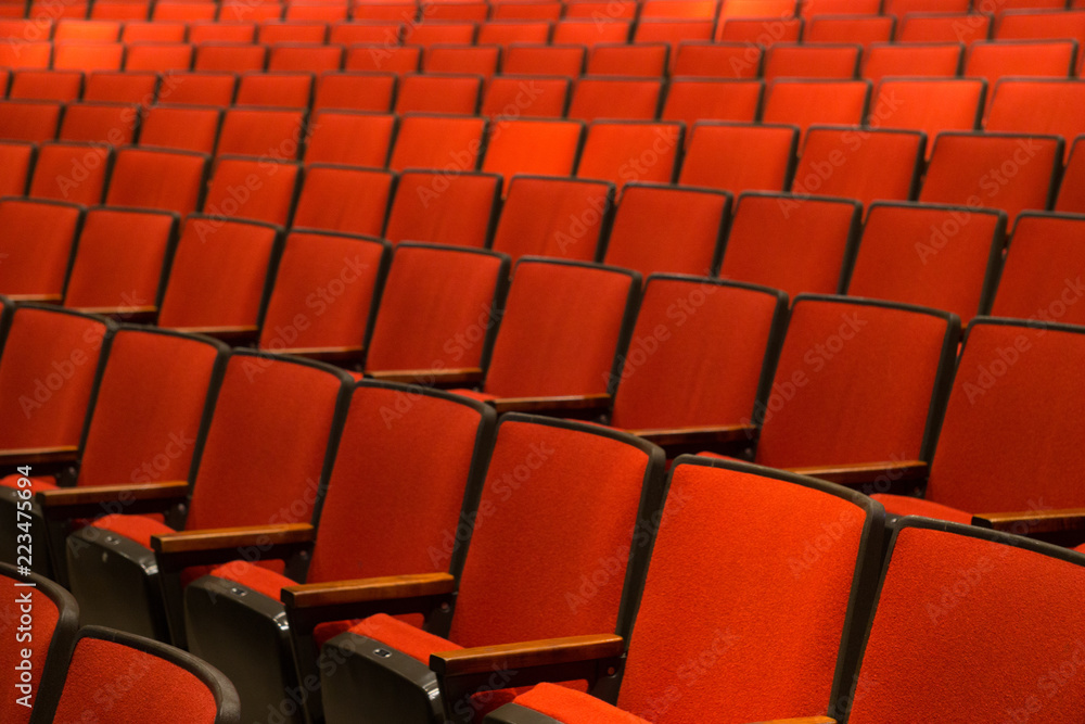 Fototapeta premium Auditorium Seats Close-up