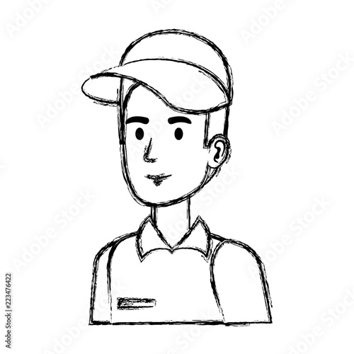 delivery worker avatar character