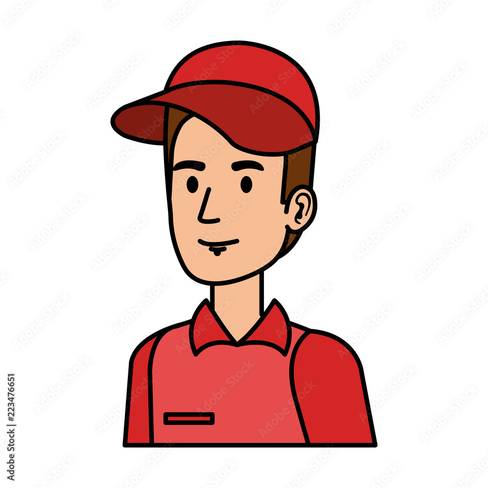 delivery worker avatar character