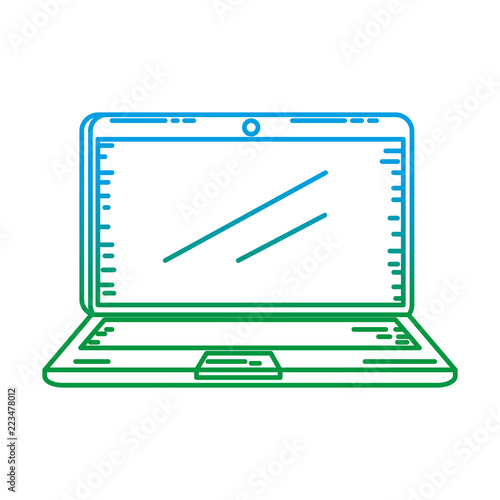 laptop computer isolated icon