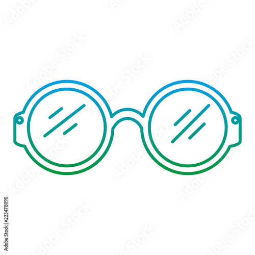 eye glasses isolated icon