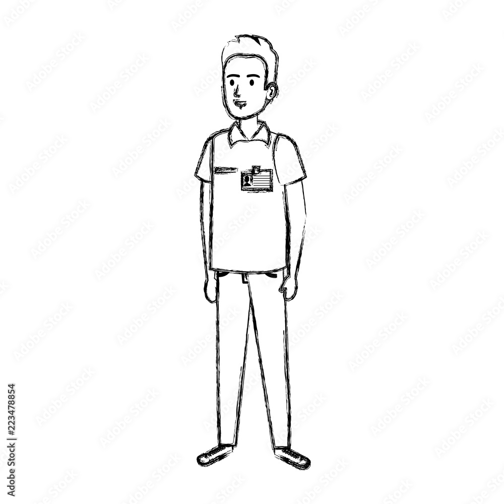 delivery worker avatar character delivery worker avatar character