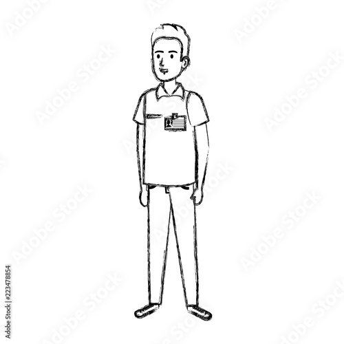 delivery worker avatar character