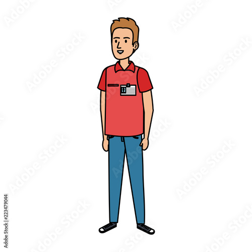 delivery worker avatar character
