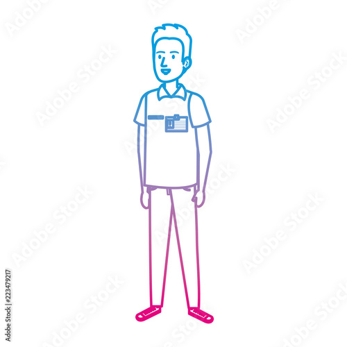 delivery worker avatar character