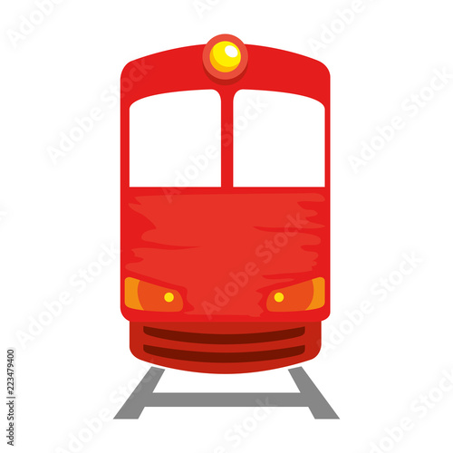 train transport isolated icon