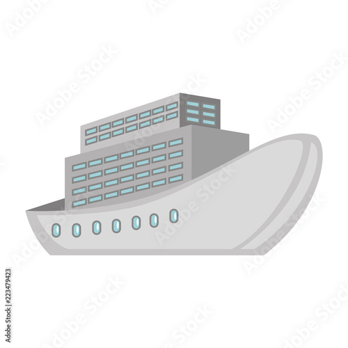 cruice ship isolated icon