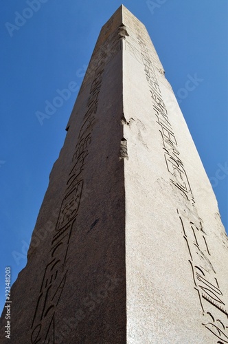 Temple of Karnak in Luxor, Egypt.Luxor is an Egyptian city,the place where there was capital Thebes of Egypt in the ancient times, now many remains stay.