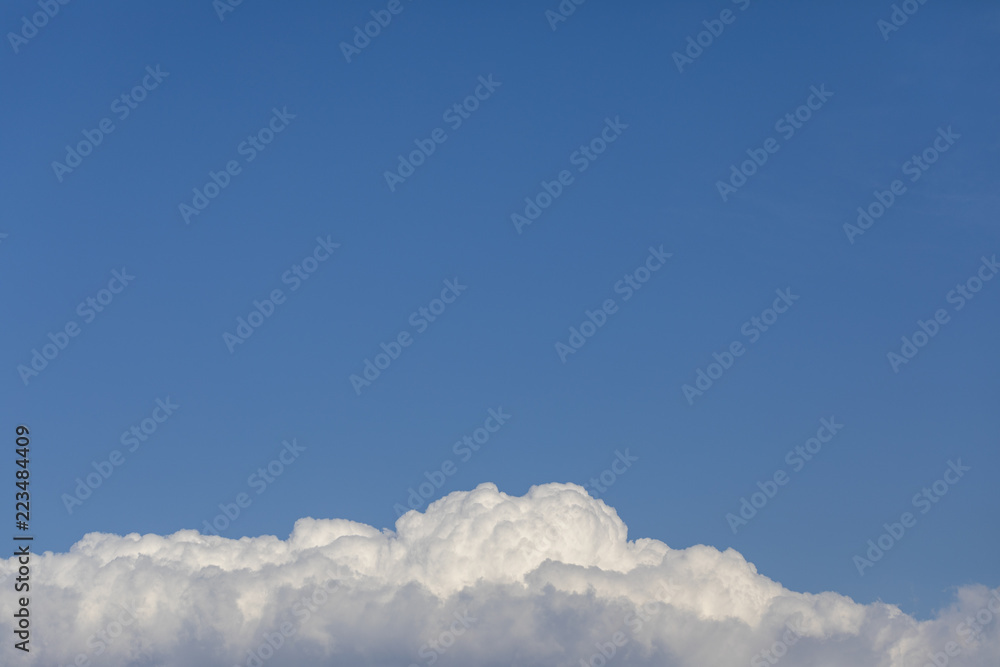 A blue sky with beautiful white clouds A blue sky with beautiful white clouds