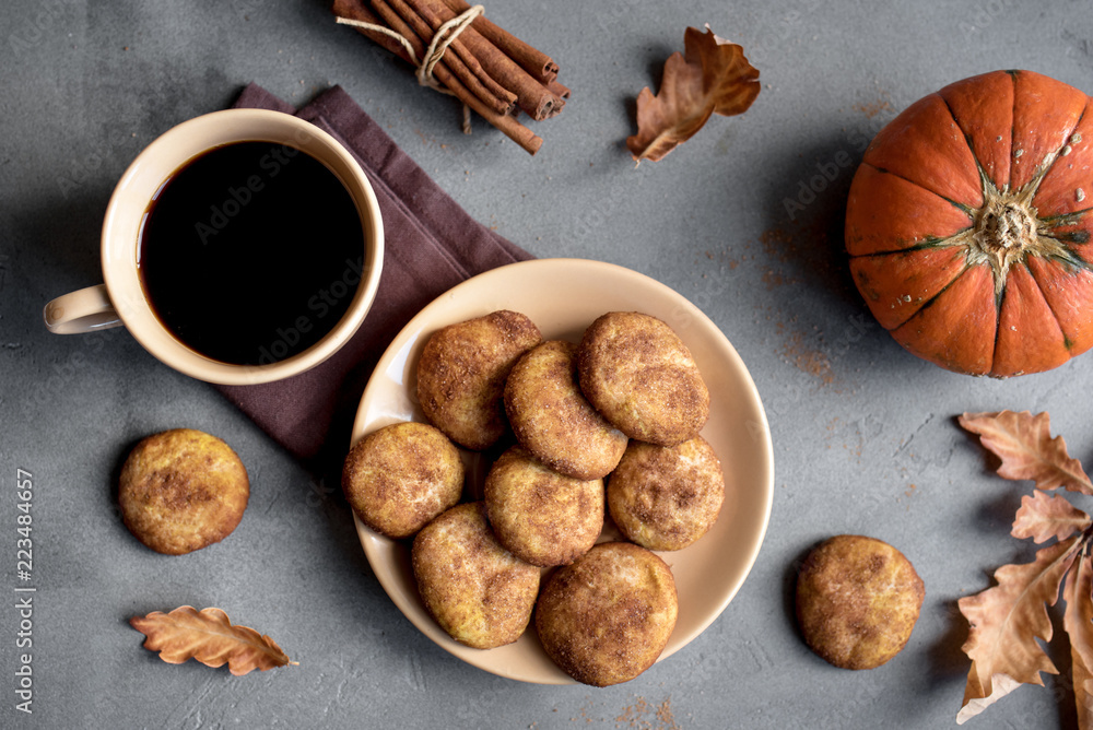 Pumpkin Snickerdoodle Cookies Pumpkin Snickerdoodle Cookies