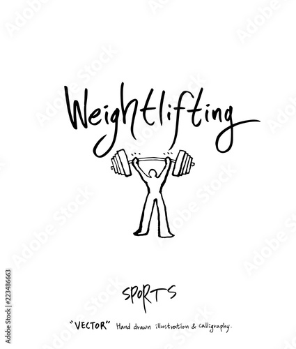 스포츠 포스터 / 손으로 그린 스포츠 그림