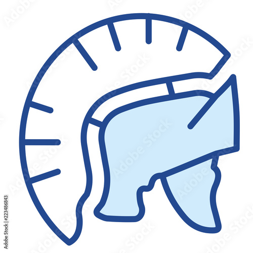Helm eines römischen Legionärs Vector Icon Illustration