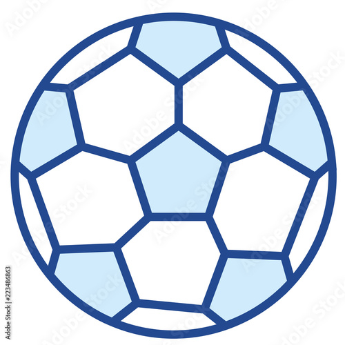 Fußball / Clacio Vector Icon Illustration