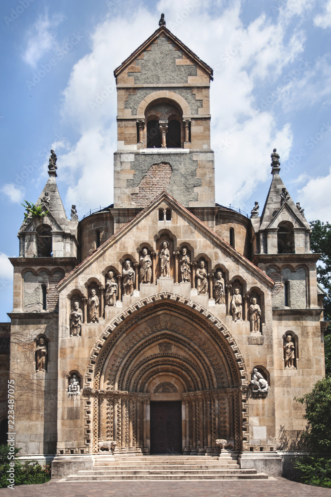 Ancient church in Hungary in Budapest