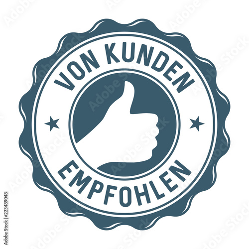 Von Kunden empfohlen Label photo