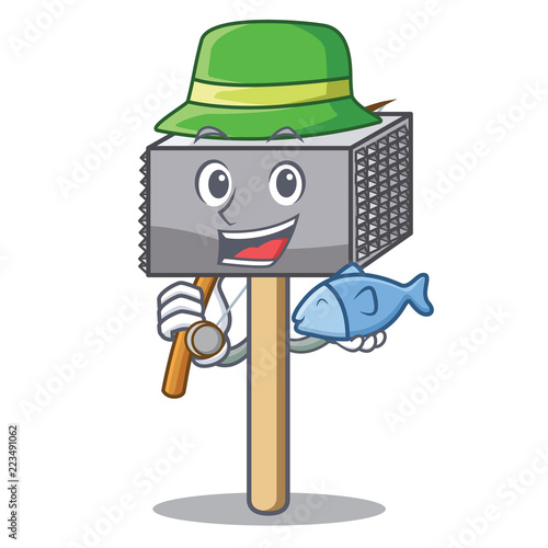 Fishing wooden meat hammer cartoon for kitchen utensil