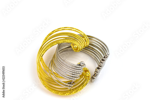 jewelry bracelets silver and gold