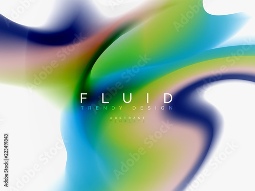 Background abstract color flow, liquid design